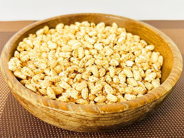 農薬不使用･無堆肥･無肥料玄米ポン菓子『ドン舞（どんまい）』