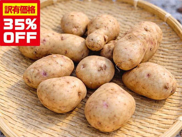 農薬不使用･無堆肥･無肥料【訳あり品】自然栽培さやあかねじゃがいも