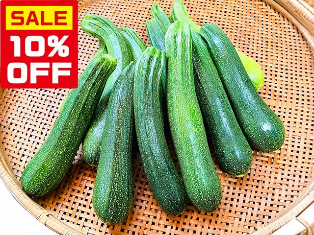 農薬不使用･無堆肥･無肥料【特売】自家採種・自然栽培ズッキーニ