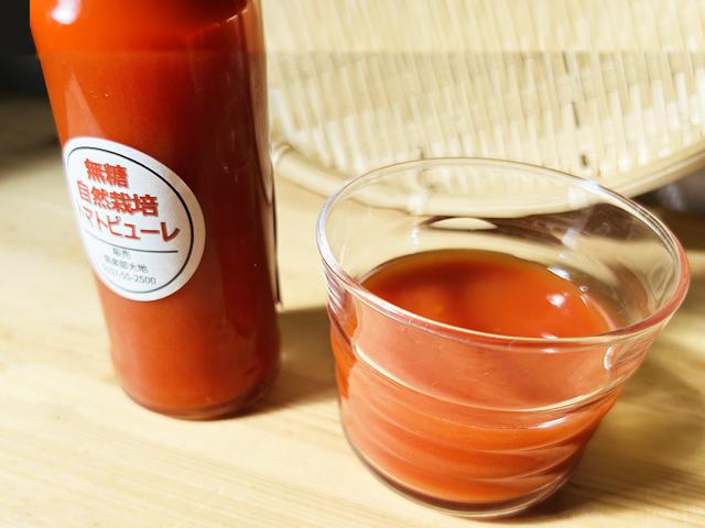 農薬不使用･無堆肥･無肥料自然栽培トマトピューレ