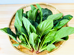自然栽培在来種ほうれん草200g