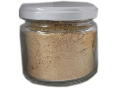 自然栽培手作りきな粉～艶黒豆60g瓶入り